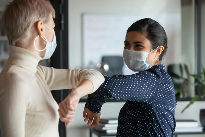 Social distance greeting